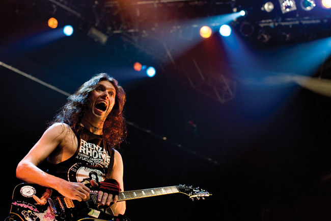 Sam Totman
Avainsanat: DragonForce powermetal nopea metalli Black Crusade Helsinki Jäähalli Sam Totman