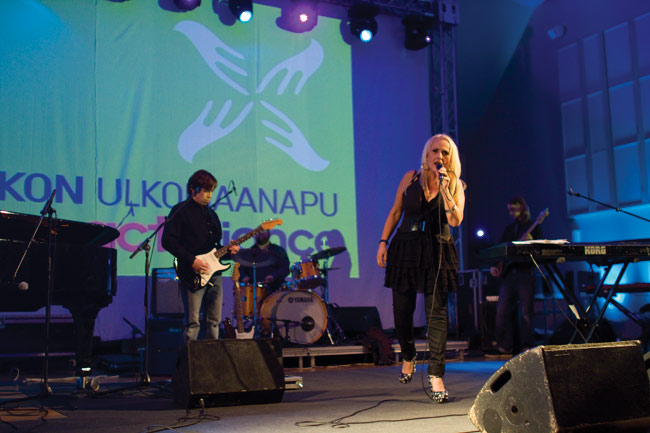 Nälka on paha pala purtavaksi
Maarit ja Sami teemakonsertissa
Avainsanat: Maarit Hurmerinta Sami Konserttitalo Kotka Kirkon ulkomaanapu