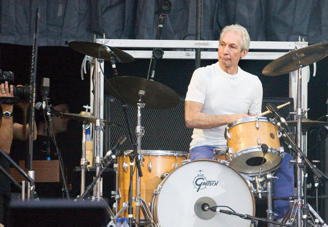 Charlie Watts
Avainsanat: Rolling Stones olympiastadion Helsinki rock-legenda bigger bang tour Charlie Watts rummut rumpali satisfaction it's only rock'n'roll